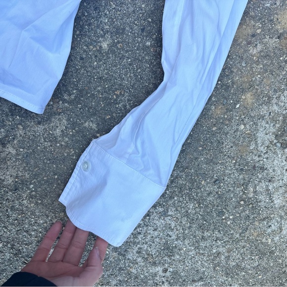 White Button Down Blouse - Picture 6 of 6